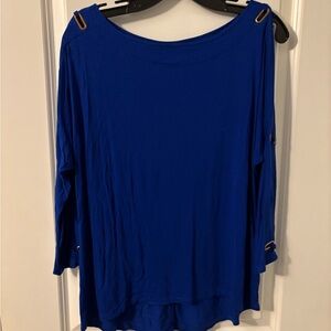Cable & Gauge Long Sleeve Blouse, Sz M